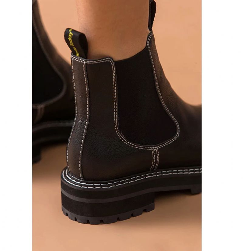 Buty Damskie Chelsea Do Kostek - Czarny