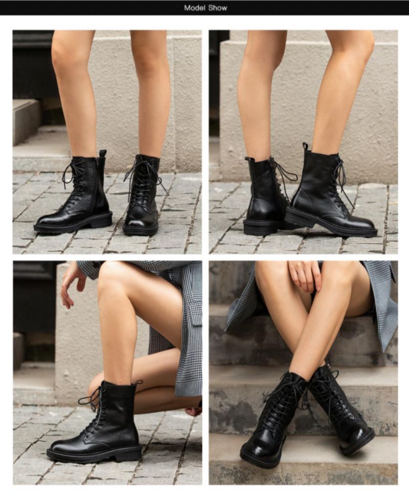 Buty Damskie Farzana Do Kostek - Czarny