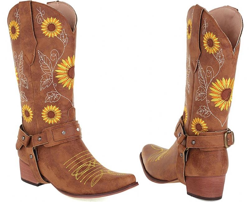 Buty Damskie Felipa - Brązowy
