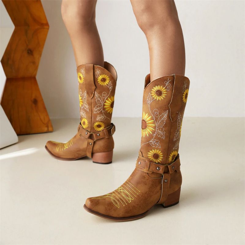 Buty Damskie Felipa - Brązowy