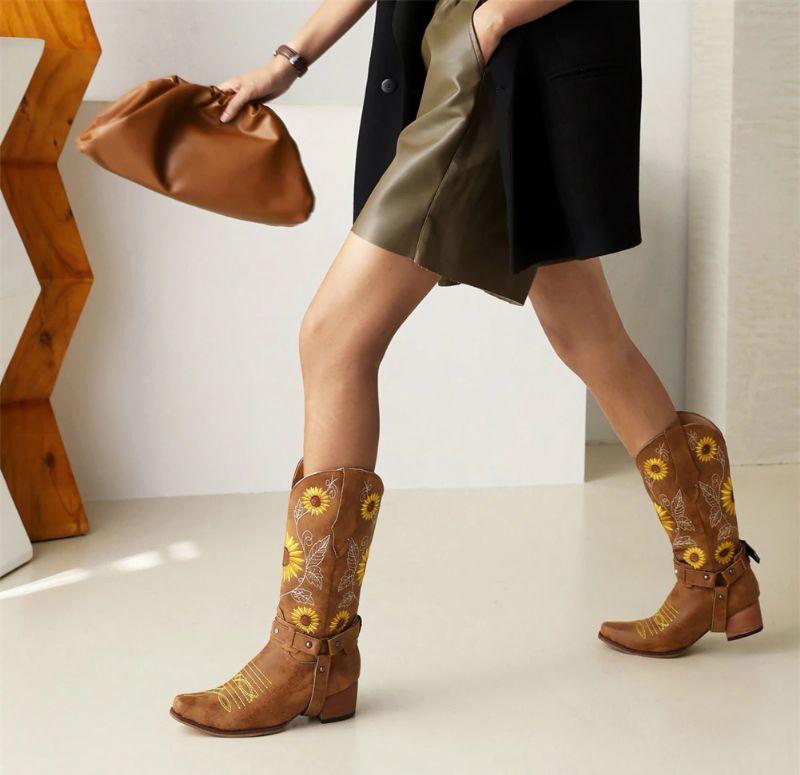 Buty Damskie Felipa - Brązowy