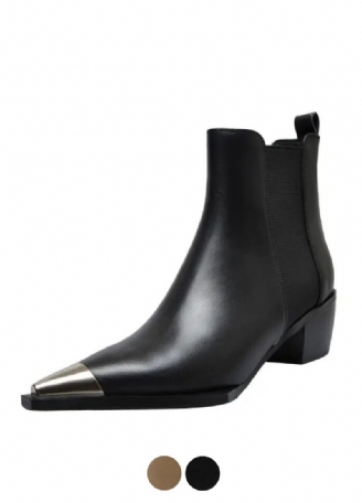 Buty Damskie Ferrez Metal Ladies Pointed Toe Ankle Boots