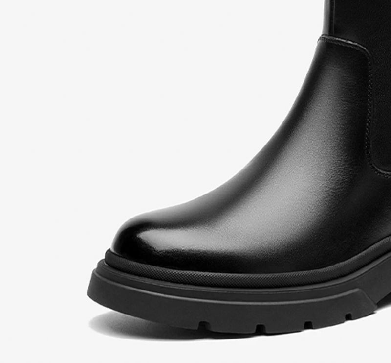 Buty Damskie Galena Platform Leather - Brązowy