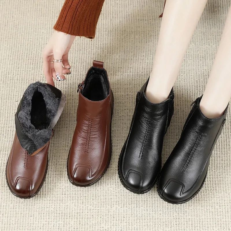 Buty Damskie Geza - Brązowy