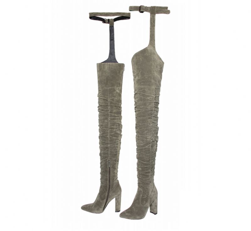 Buty Damskie Graziella Za Kolano - Czarny