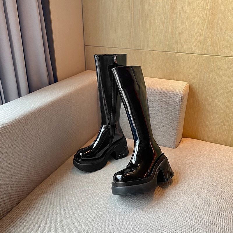 Buty Damskie Gros - Czarny Bez futra