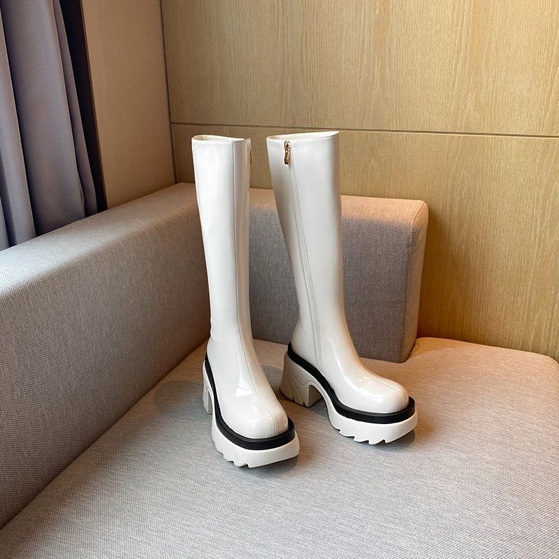 Buty Damskie Gros - Czarny Bez futra