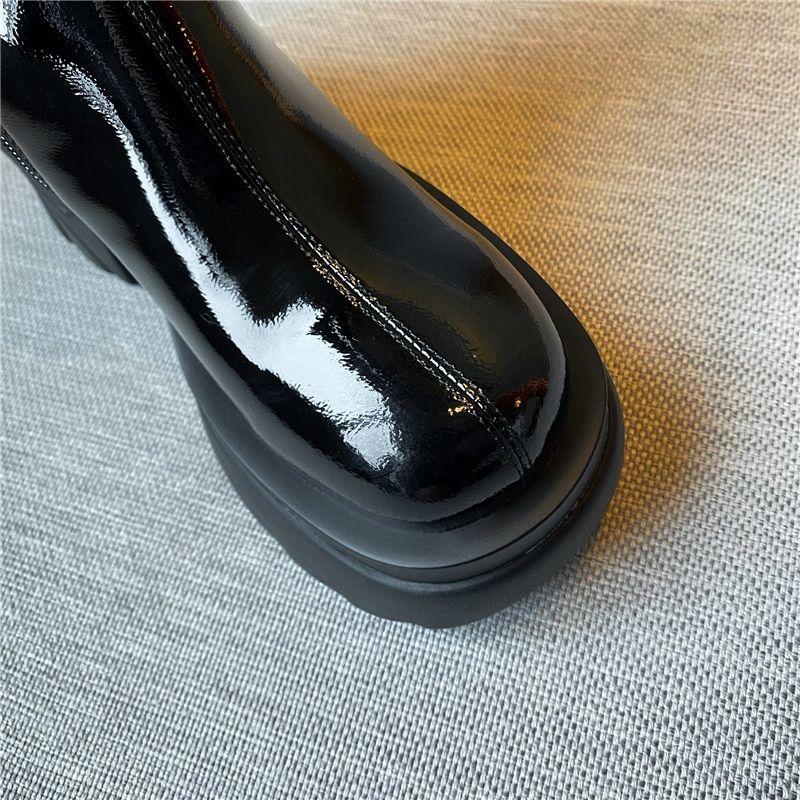 Buty Damskie Gros - Czarny Bez futra