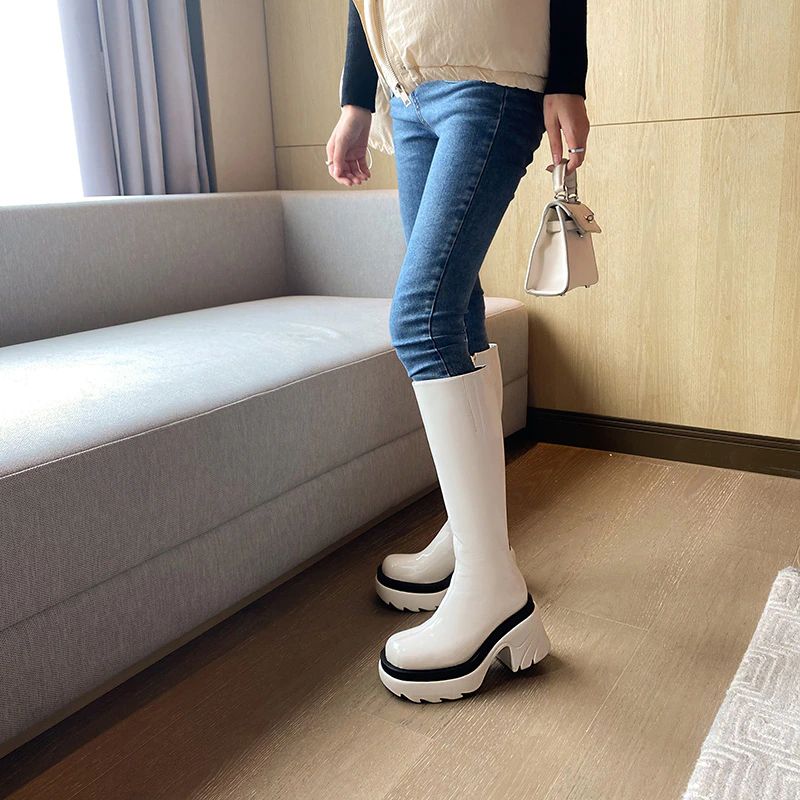 Buty Damskie Gros - Czarny Bez futra