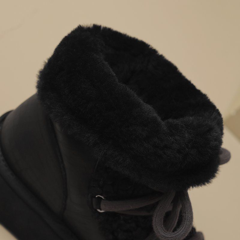 Buty Damskie Hana Snow Platform - Morelowy