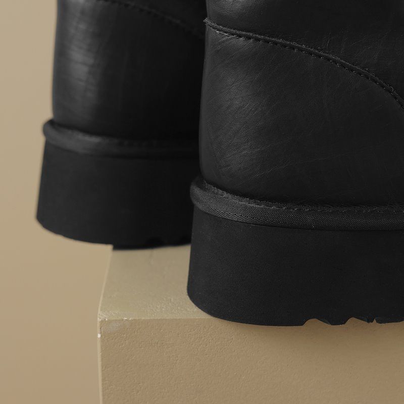 Buty Damskie Hana Snow Platform - Morelowy