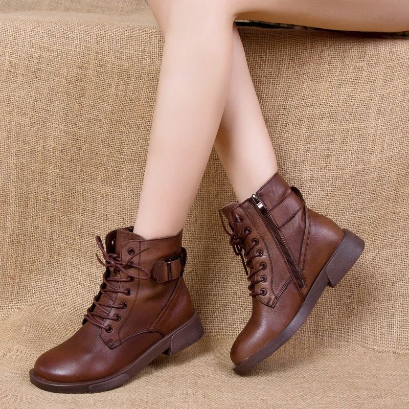 Buty Damskie Hanny - Brązowy