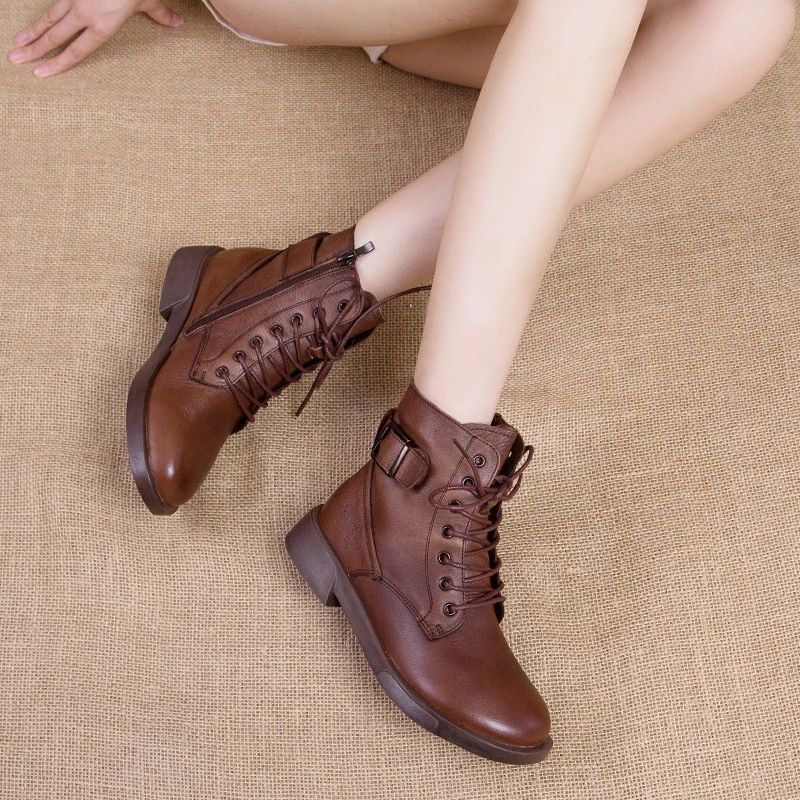 Buty Damskie Hanny - Brązowy