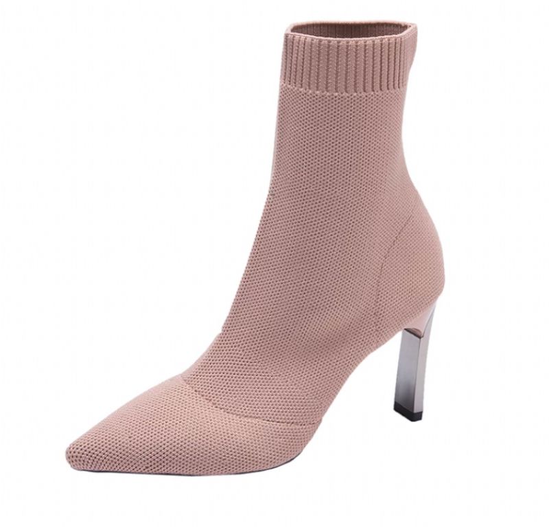 Buty Damskie Jezzi Do Kostek - Różowy