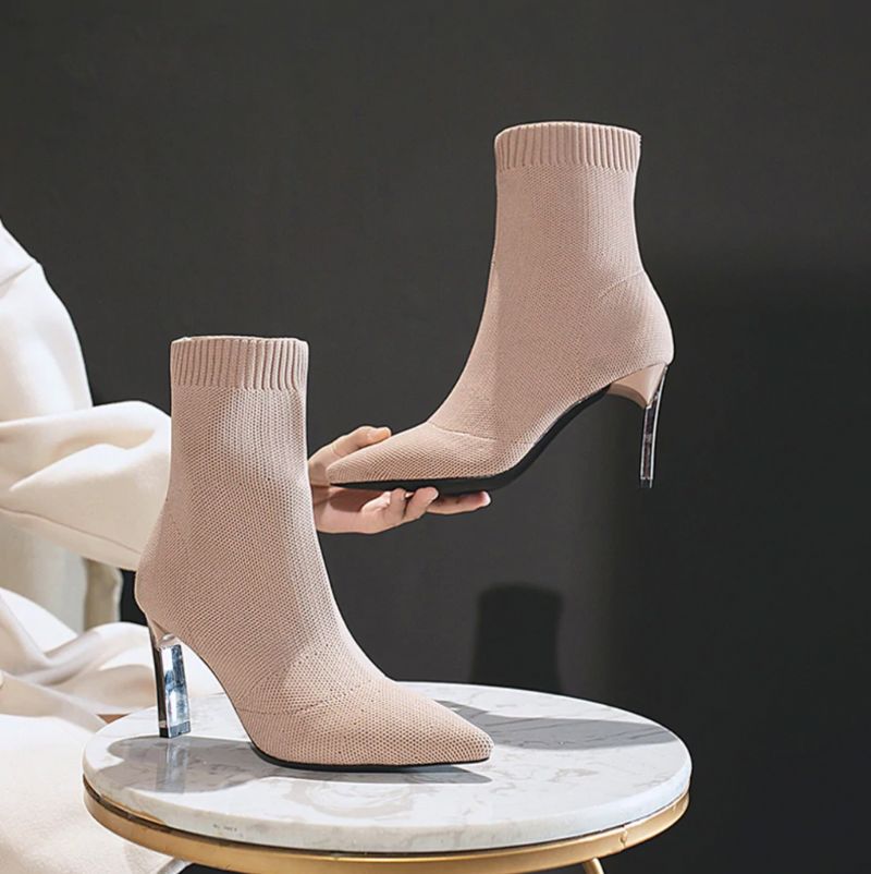 Buty Damskie Jezzi Do Kostek - Różowy