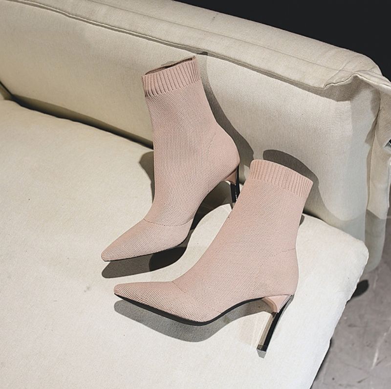 Buty Damskie Jezzi Do Kostek - Różowy