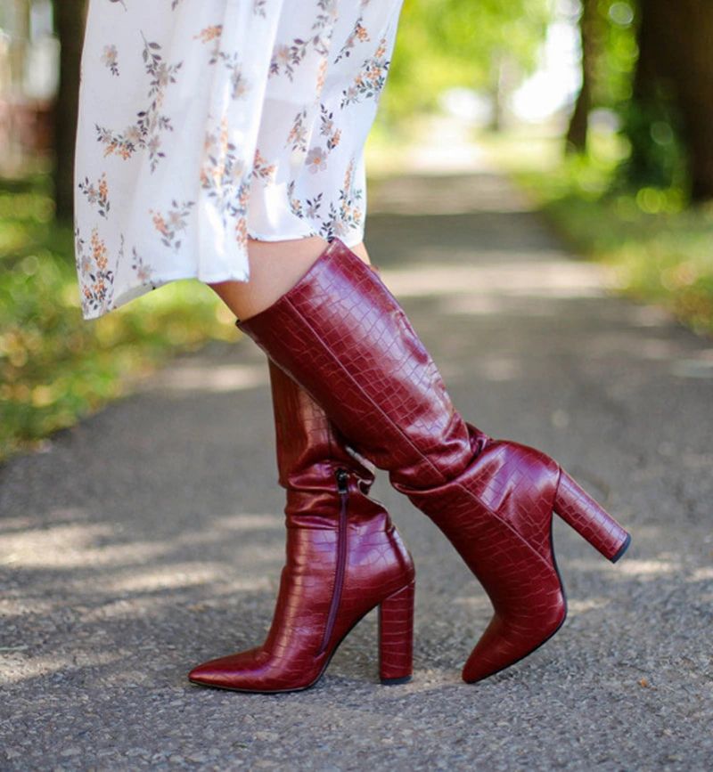 Buty Damskie Lara - Czerwony