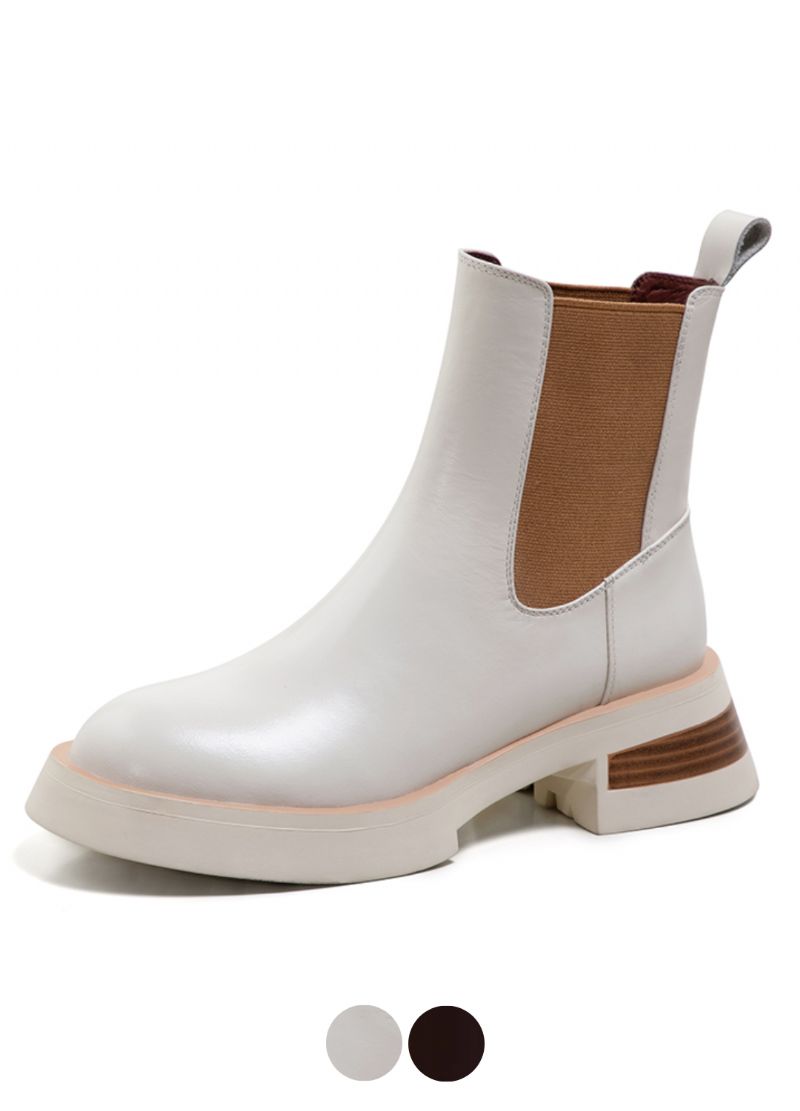 Buty Damskie Macarena Leather Chelsea Full