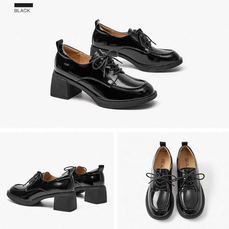 Buty Damskie Montserrat Na Obcasie - Beżowy