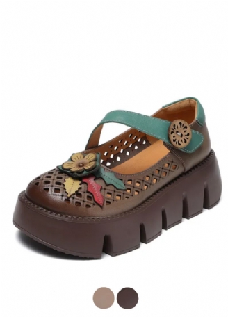 Buty Damskie Na Platformie Z Wycięciami Noris Summer Hollow Out