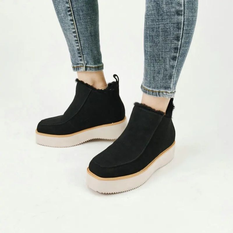 Buty Damskie Natasha Snow Ankle Boots - Morelowy