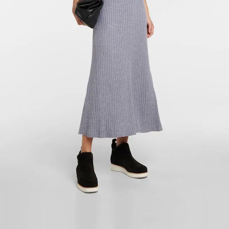 Buty Damskie Natasha Snow Ankle Boots - Morelowy