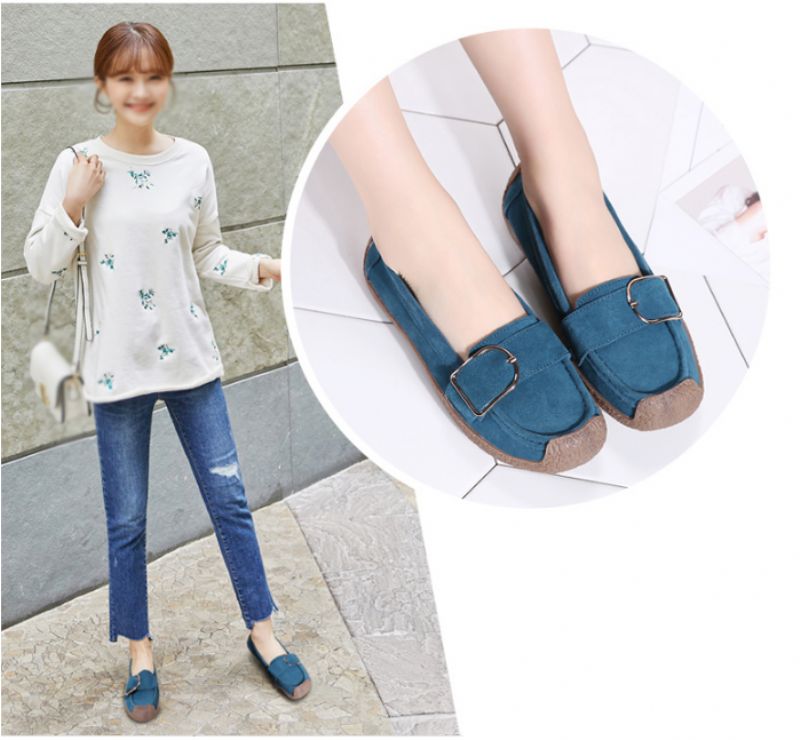 Buty Damskie Nena Loafer Black - Czarny