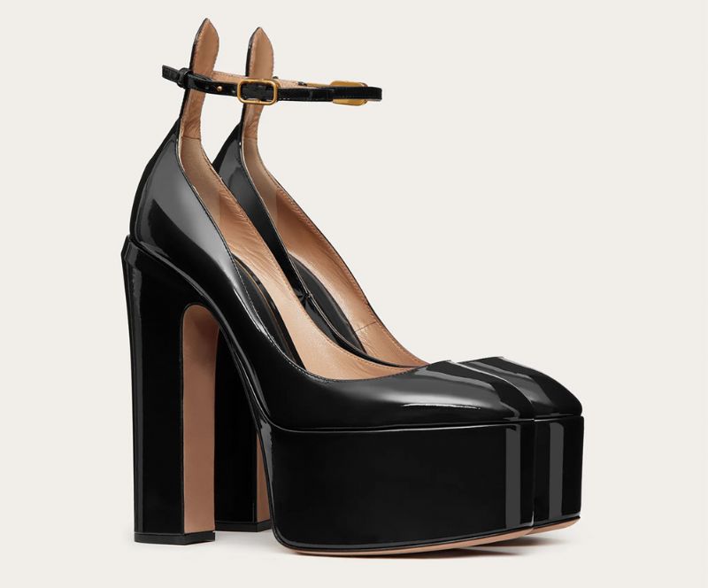 Buty Damskie Norkys Na Platformie - Czarny