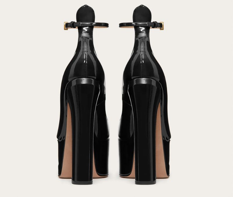 Buty Damskie Norkys Na Platformie - Czarny