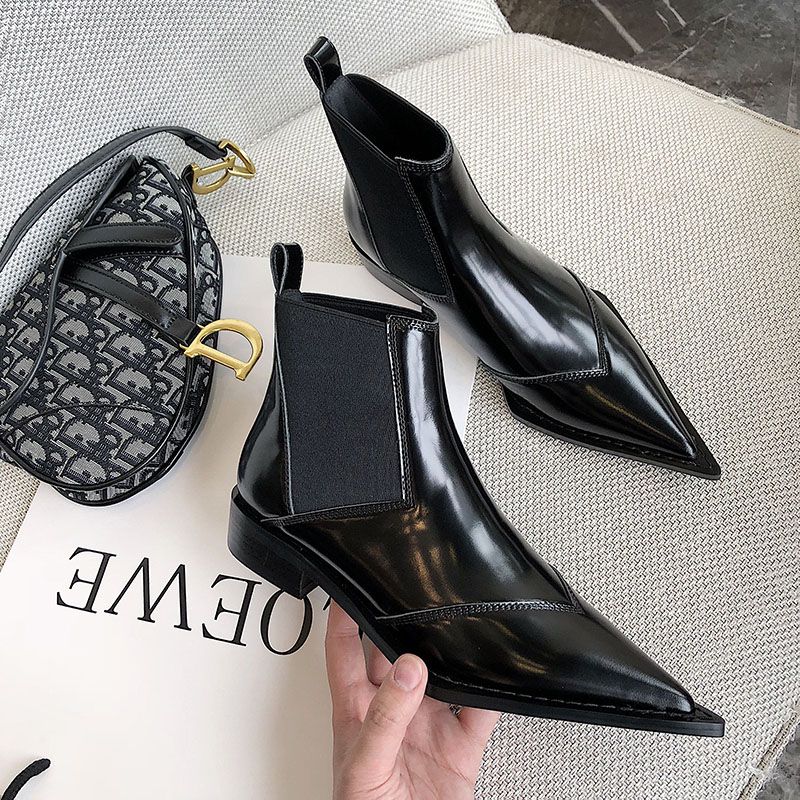 Buty Damskie Oriana Pointed Toe Black - Czarny