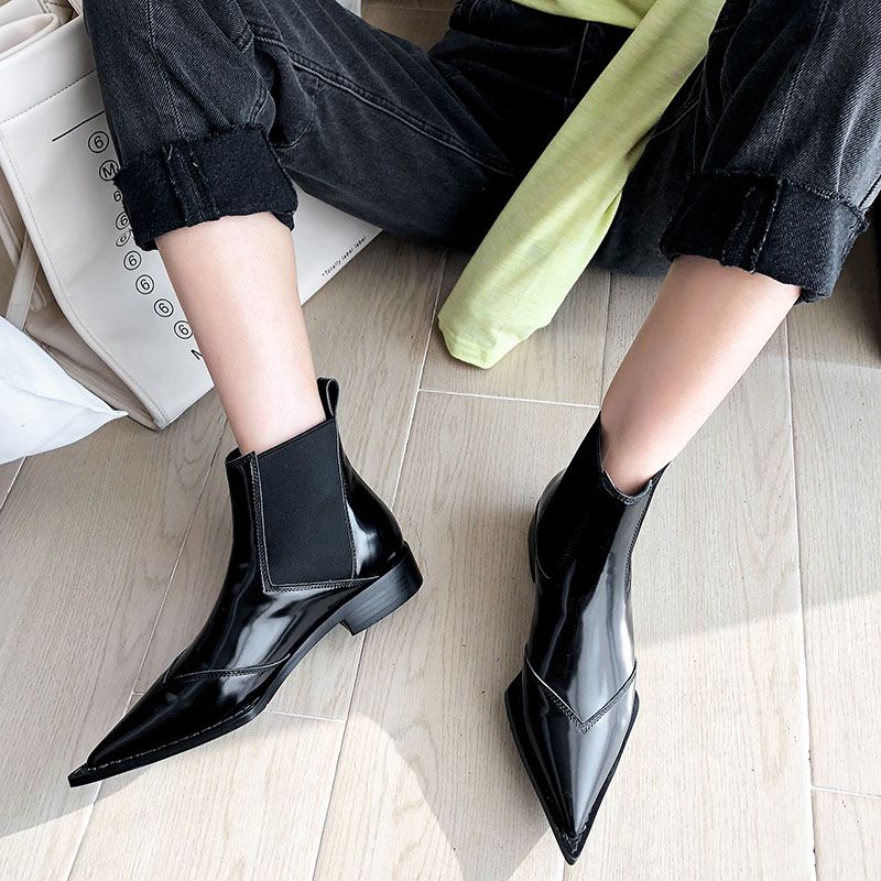 Buty Damskie Oriana Pointed Toe Black - Czarny