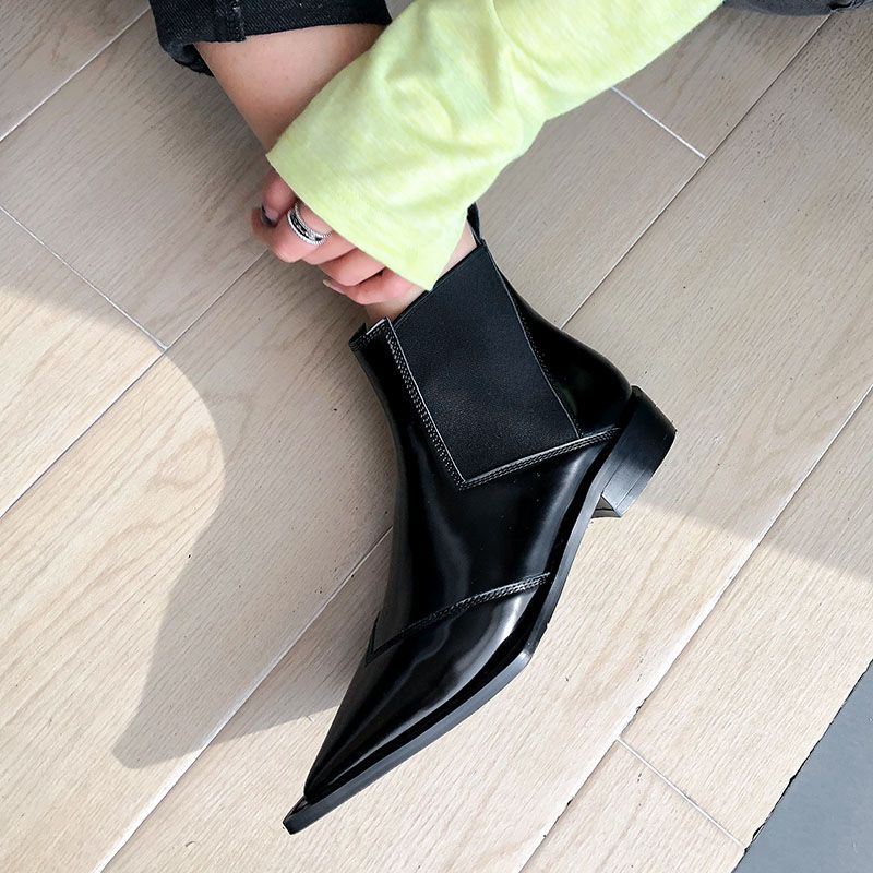 Buty Damskie Oriana Pointed Toe Black - Czarny