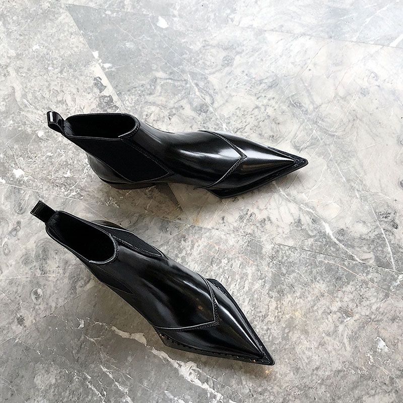 Buty Damskie Oriana Pointed Toe Black - Czarny