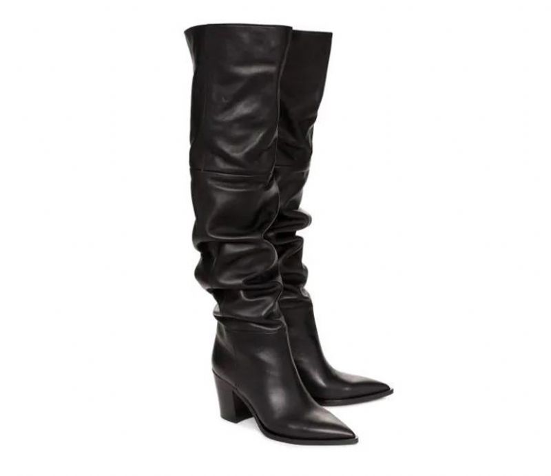 Buty Damskie Rosalina Do Kolan - Czarny