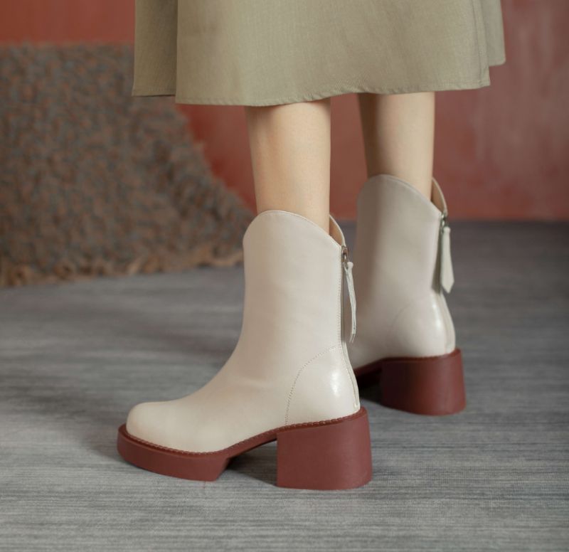 Buty Damskie Rost - Beżowy