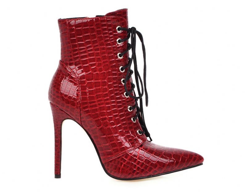 Buty Damskie Rubiela - Czerwony