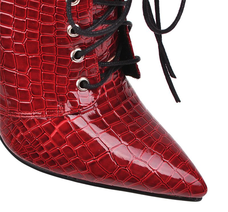 Buty Damskie Rubiela - Czerwony