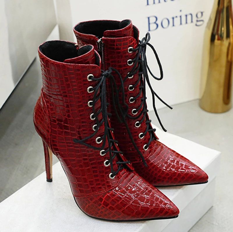Buty Damskie Rubiela - Czerwony