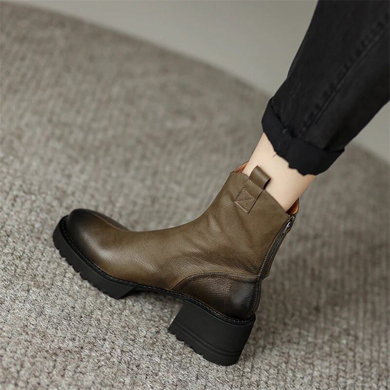 Buty Damskie Sayuri Western Short Winter - Czarny