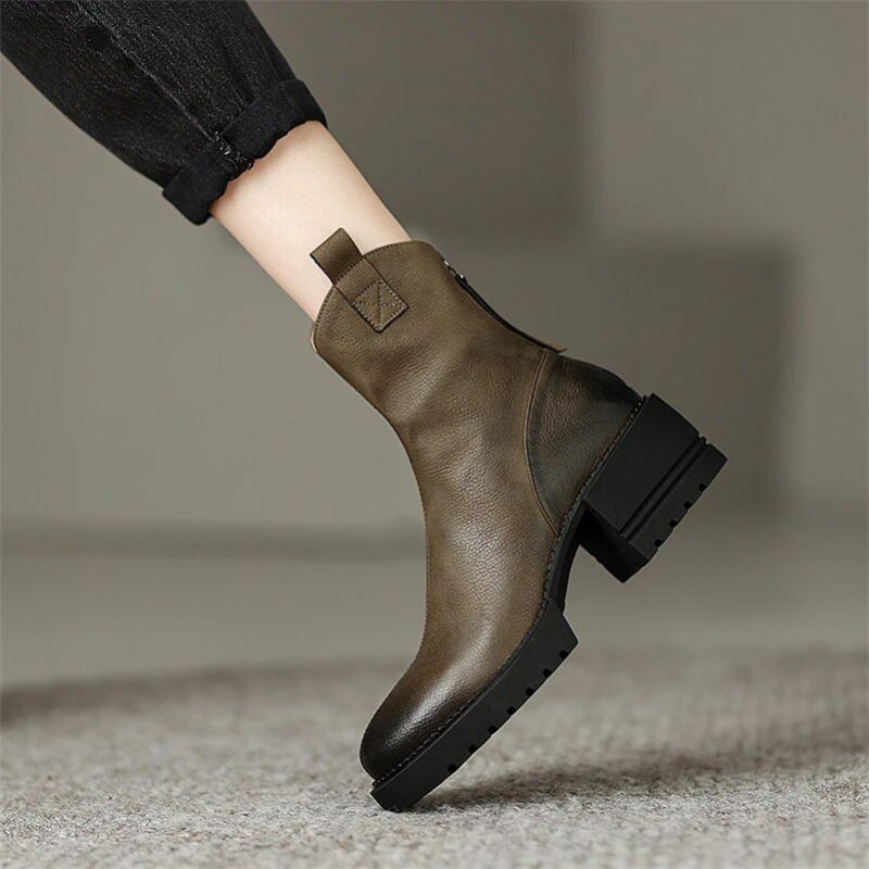 Buty Damskie Sayuri Western Short Winter - Czarny