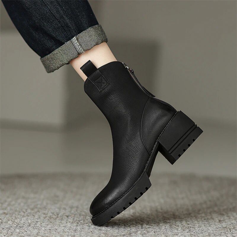 Buty Damskie Sayuri Western Short Winter - Czarny