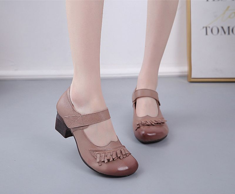 Buty Damskie Simone Na Obcasie - Czarny