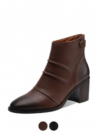 Buty Damskie Skórzane Do Kostki Arnold