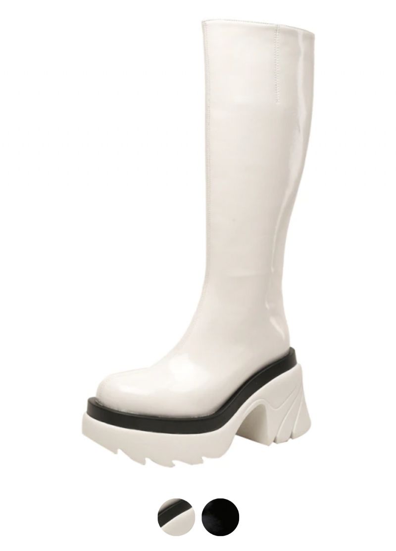 Buty Damskie Skórzane Gros Do Kolan
