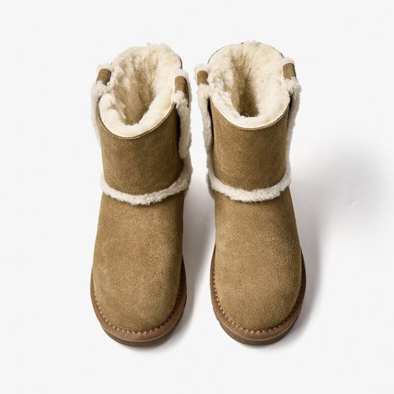 Buty Damskie Telana Do Kostek - Brązowy