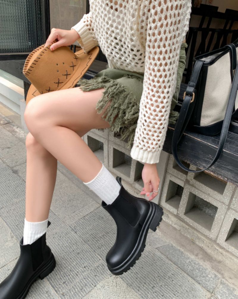 Buty Damskie Tiberia - Morelowy