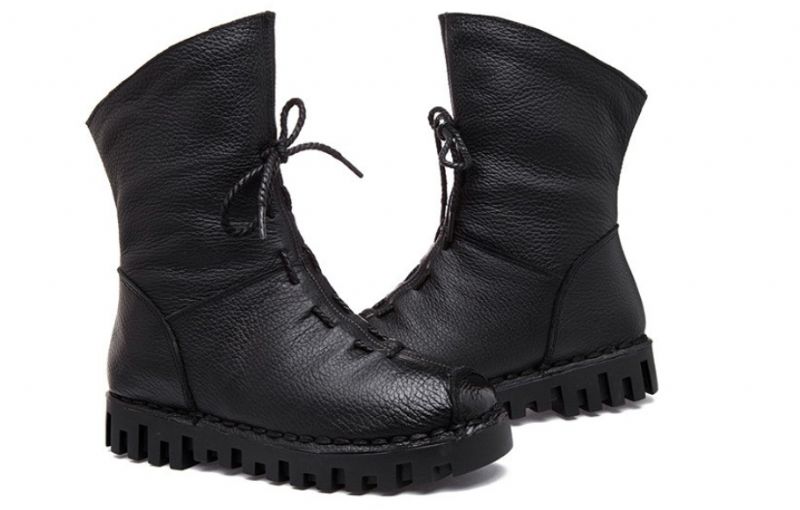 Buty Damskie Yingi - Czarny bez futra