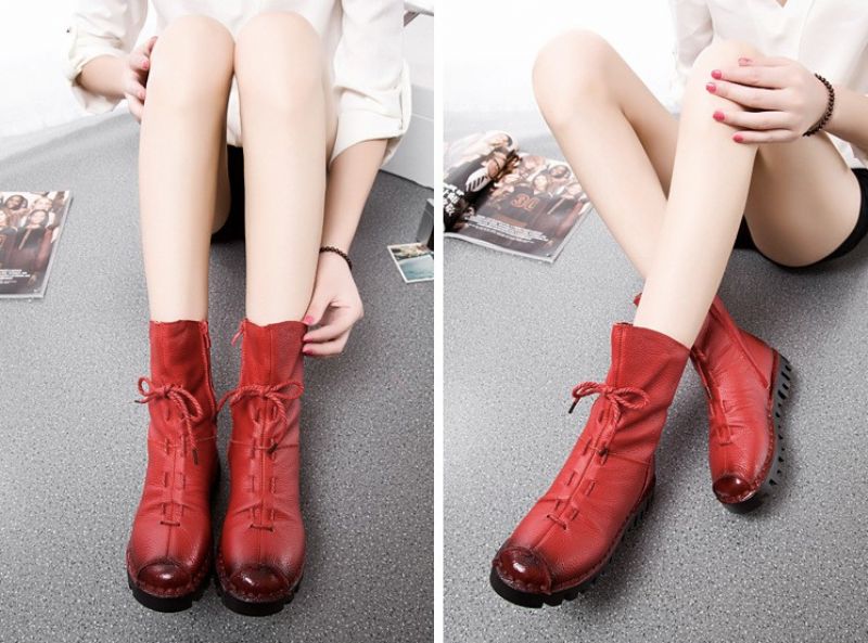 Buty Damskie Yingi - Czarny bez futra