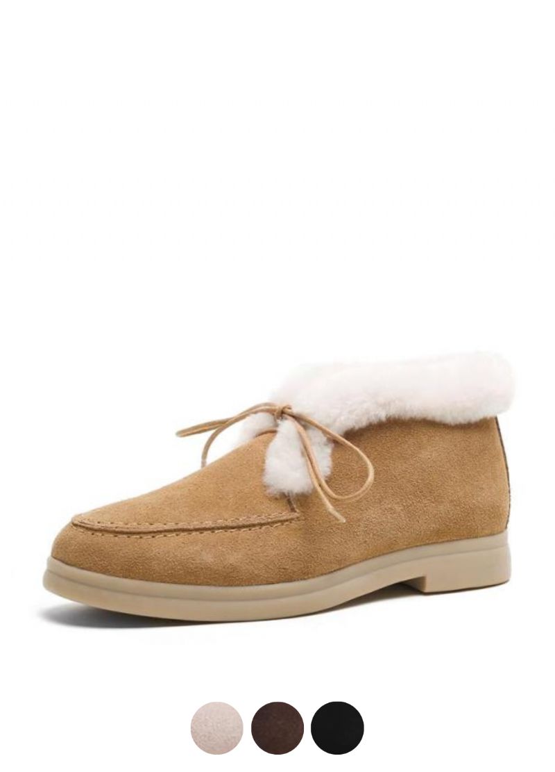 Buty Damskie Zimowe Ciepłe Do Kostki Micaela