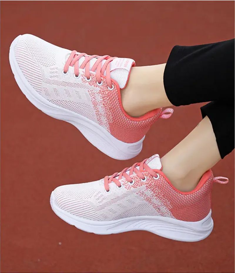Buty Do Biegania Damskie Zazu Breathable Mesh - Czarny Różowy